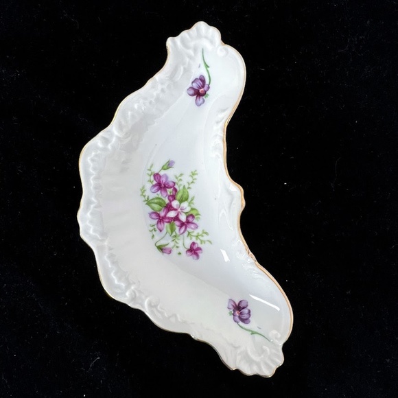 Vintage Porcelain Bone Dish 2 - Picture 2 of 5